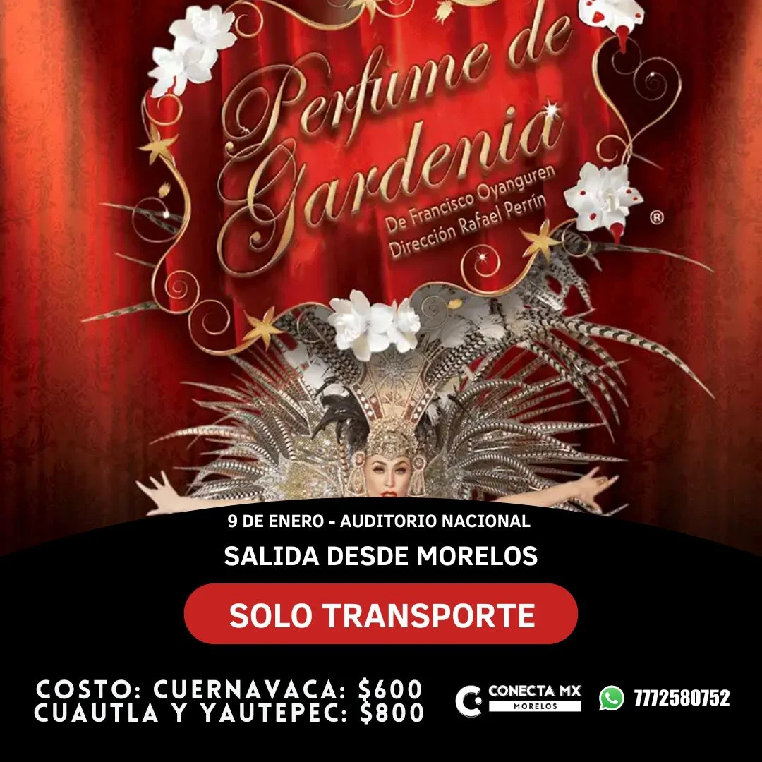 Transporte a PERFUME DE GARDENIAS desde Morelos