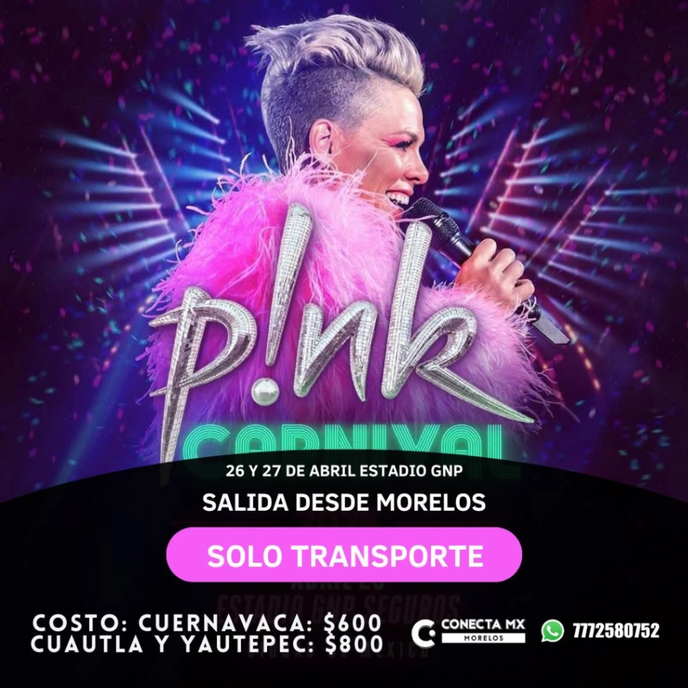Transporte a PINK desde Morelos