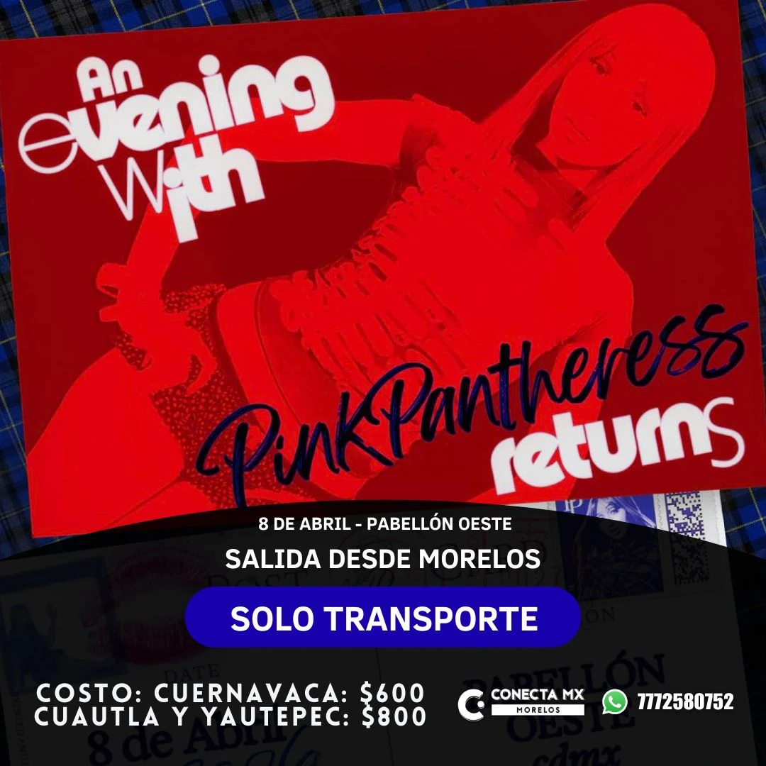 Transporte a PINKPANTHERESS desde Morelos