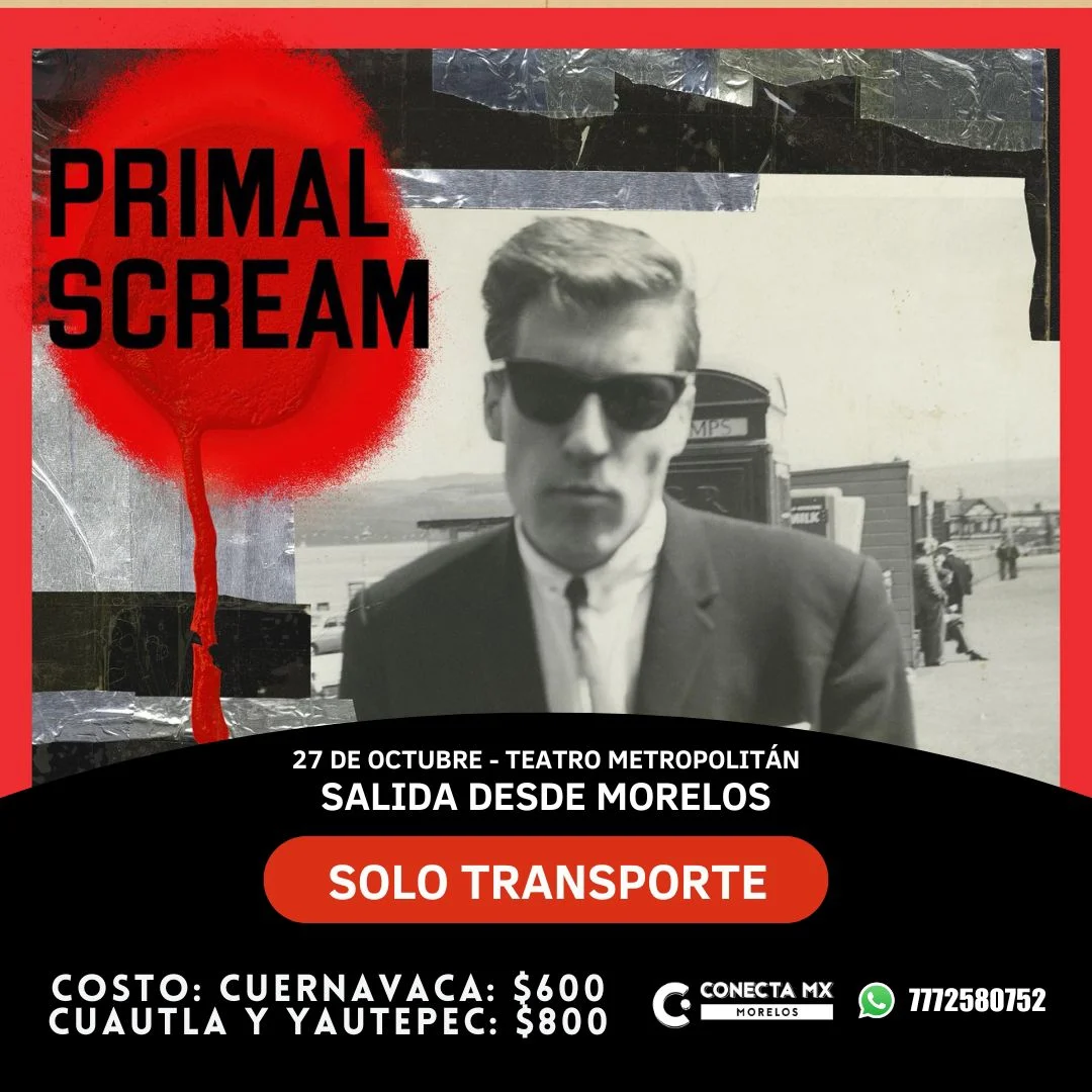 Transporte a Primal Scream desde Morelos
