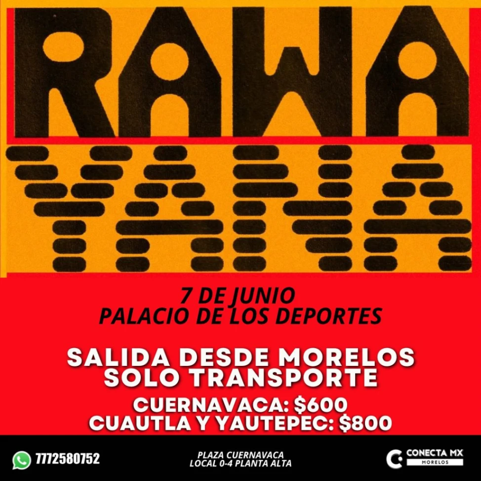 Transporte a RAWAYANA desde Morelos