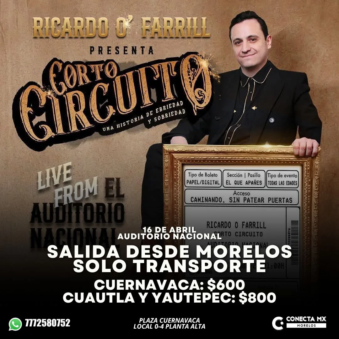 Transporte a RICARDO O FARRIL desde Morelos