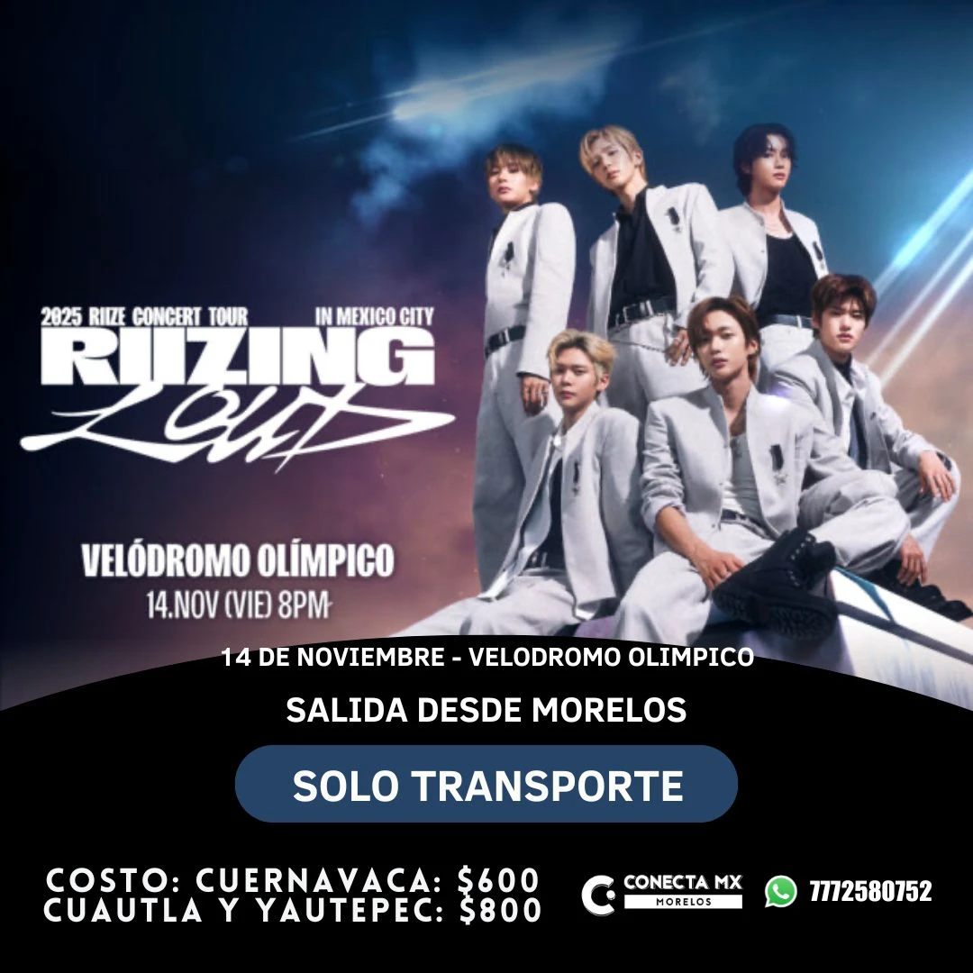 Transporte a RIIZE desde Morelos