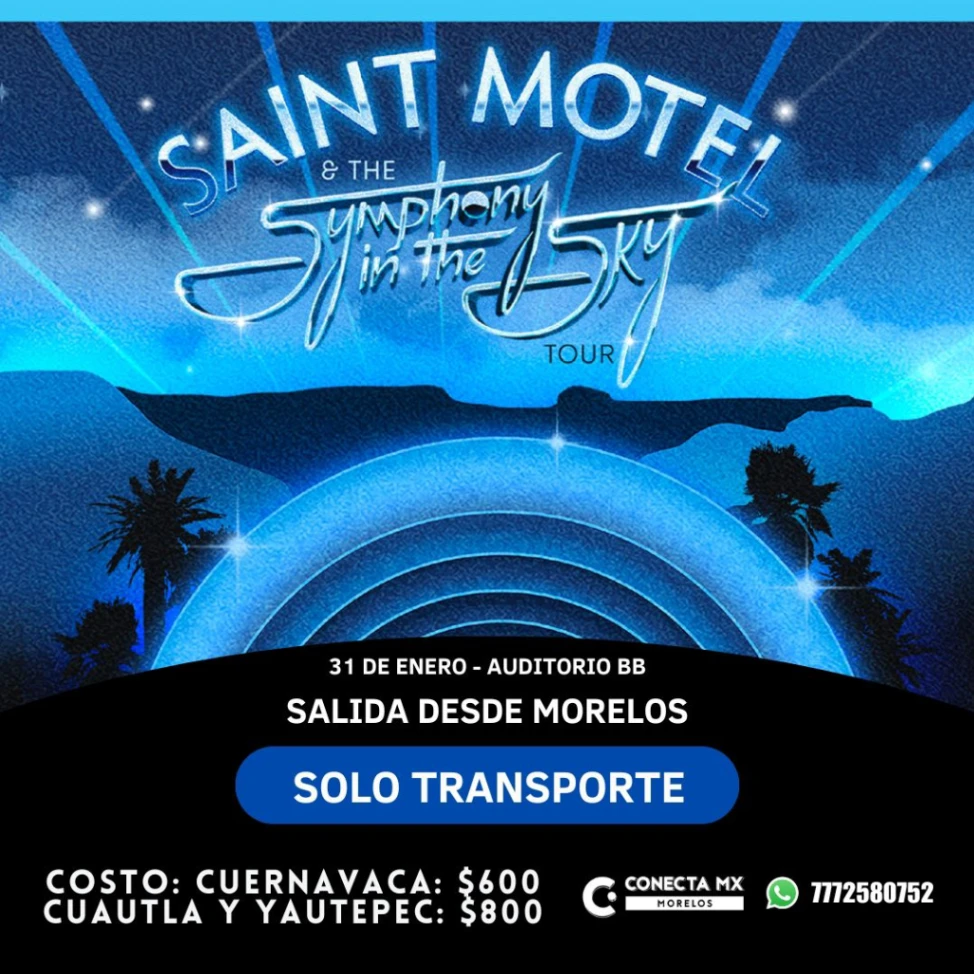 Transporte  a SAINT MOTEL desde Morelos