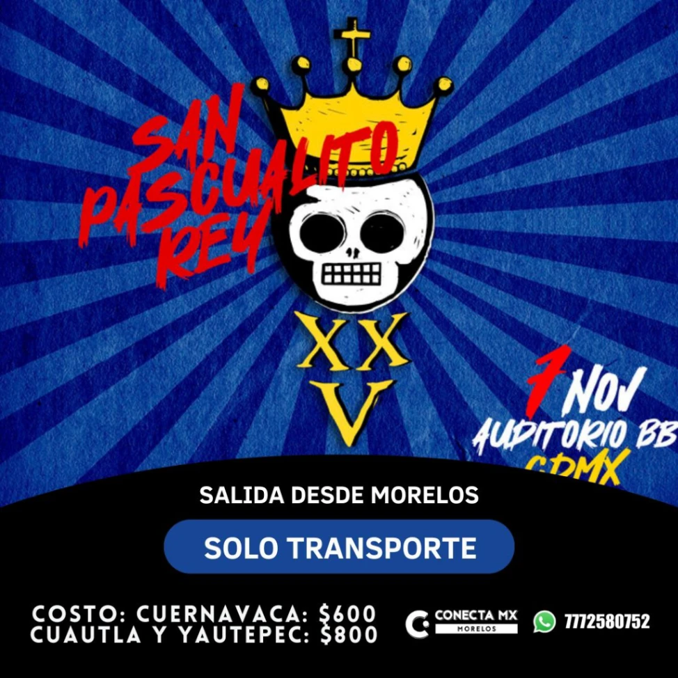Transporte a San Pascualito Rey desde Morelos