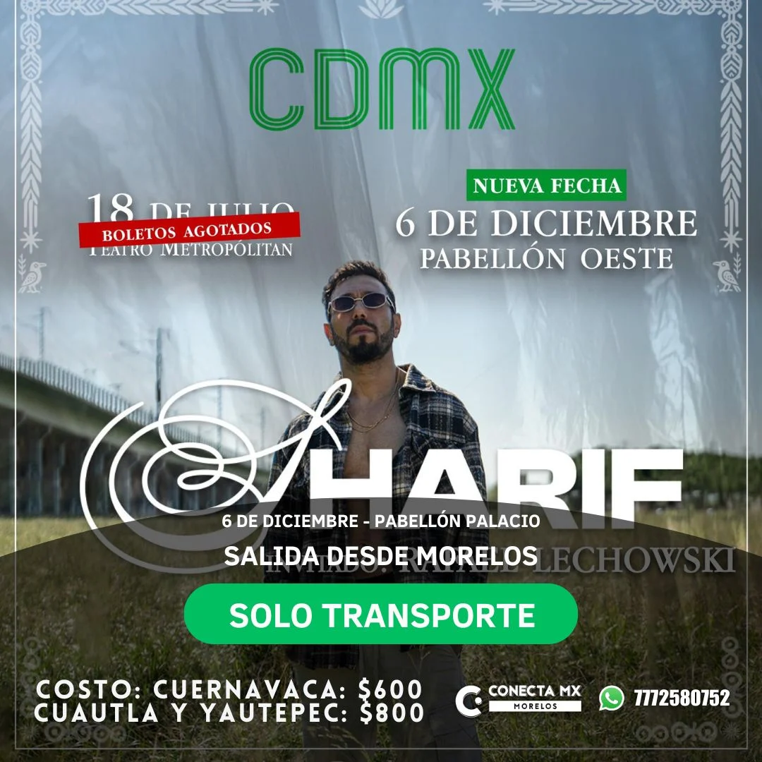 Transporte a SHARIF desde Morelos