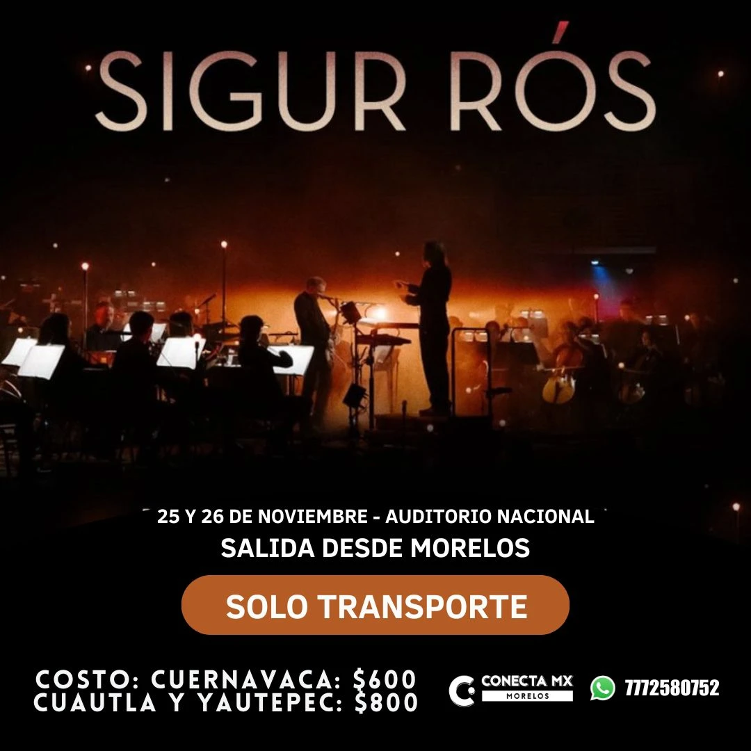 Transporte a Sigur Rós desde Morelos