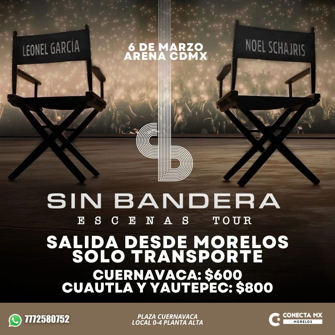 Transporte a SIN BANDERAS desde Morelos