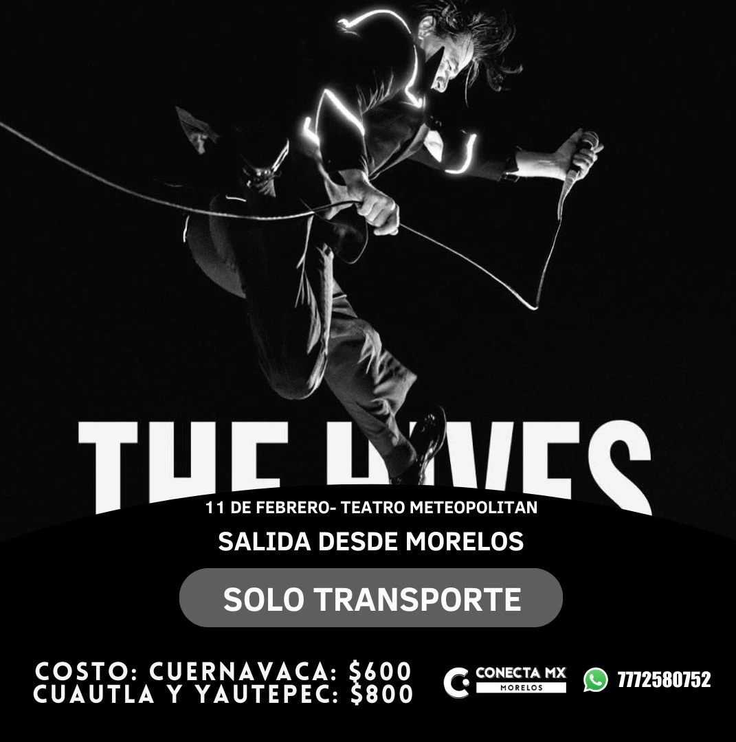 Transporte a THE HIVES desde morelos