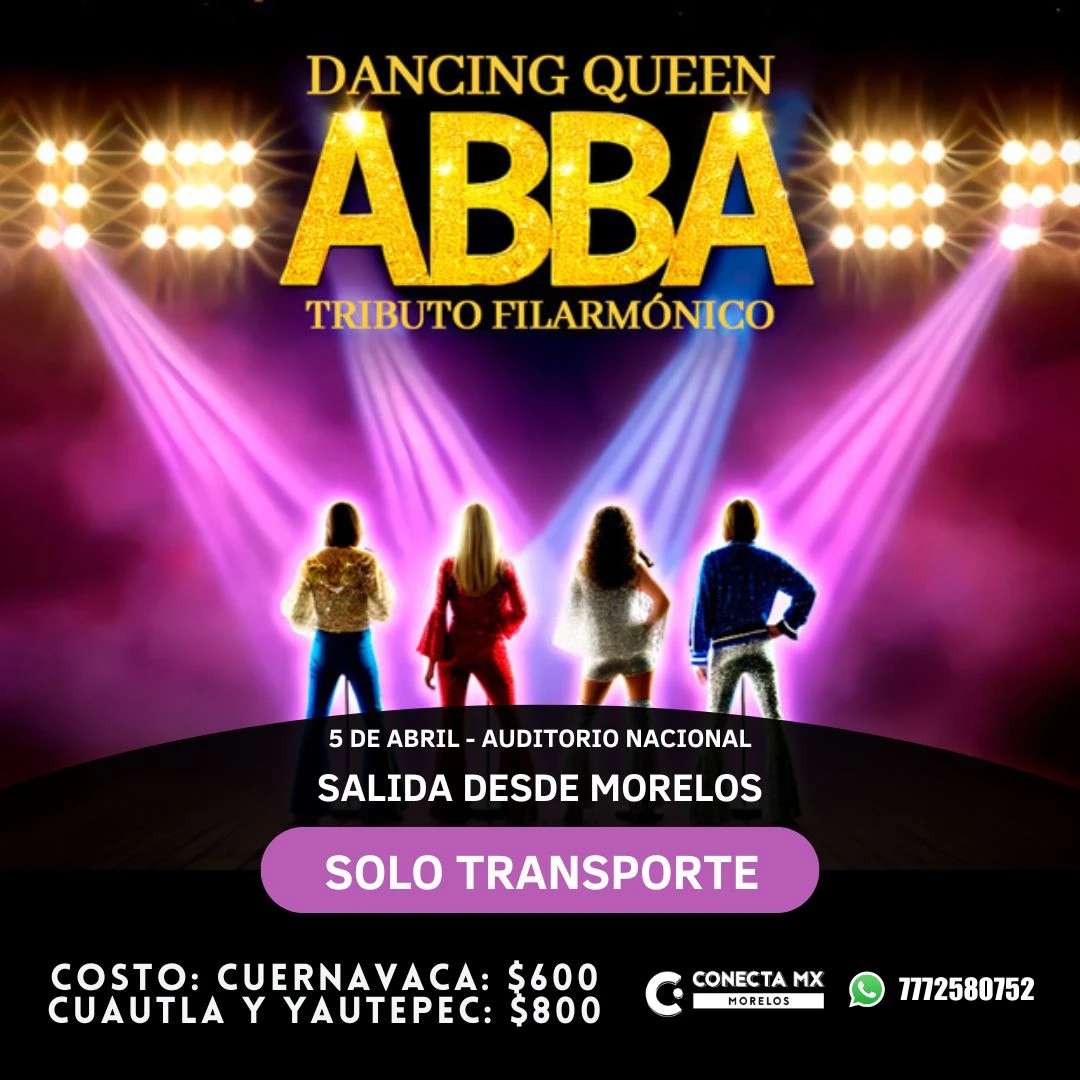 Transporte a Tributo ABBA desde Morelos