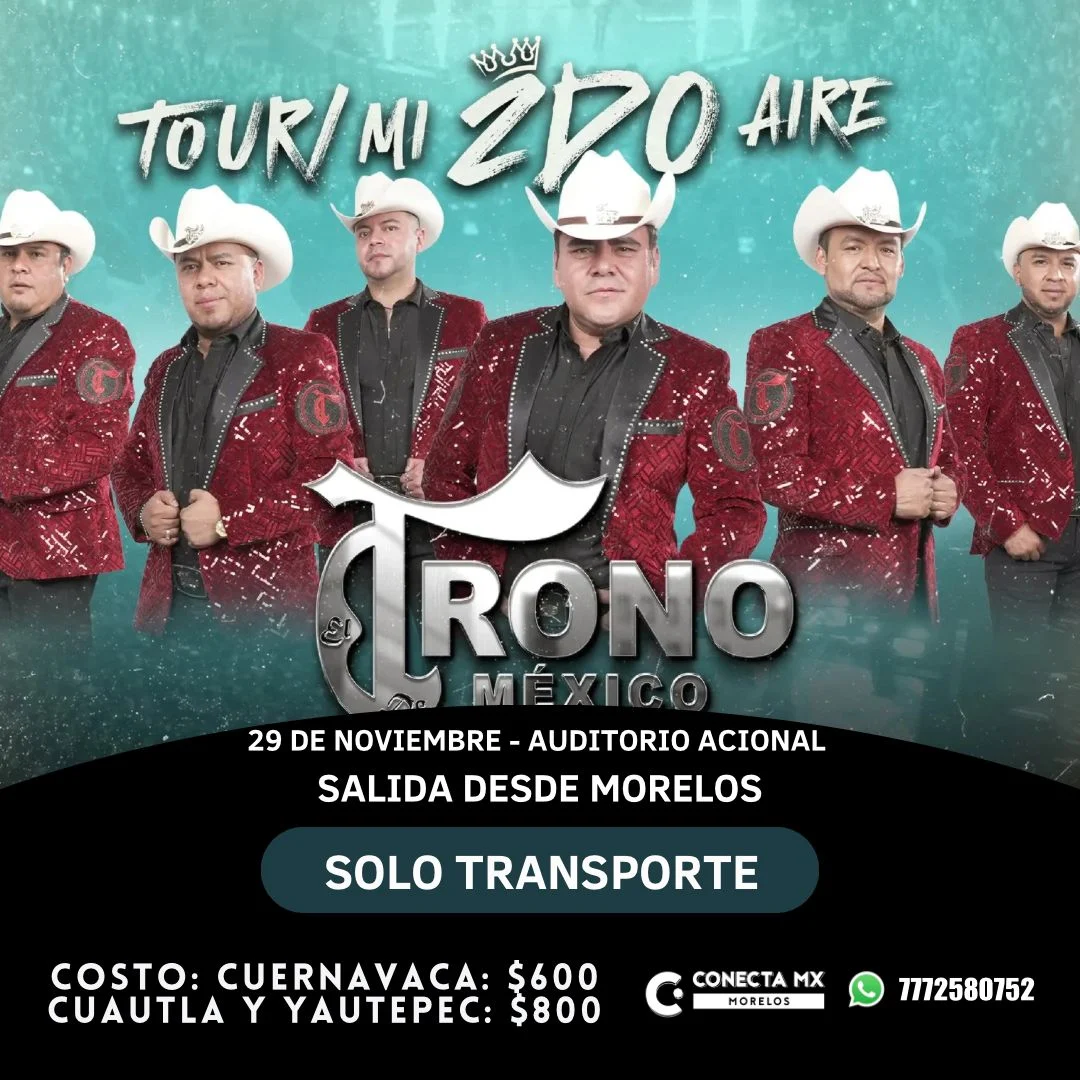 Transporte a Trono de México desde Morelos