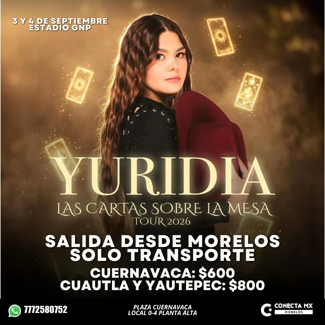 Transporte a YURIDIA desde Morelos