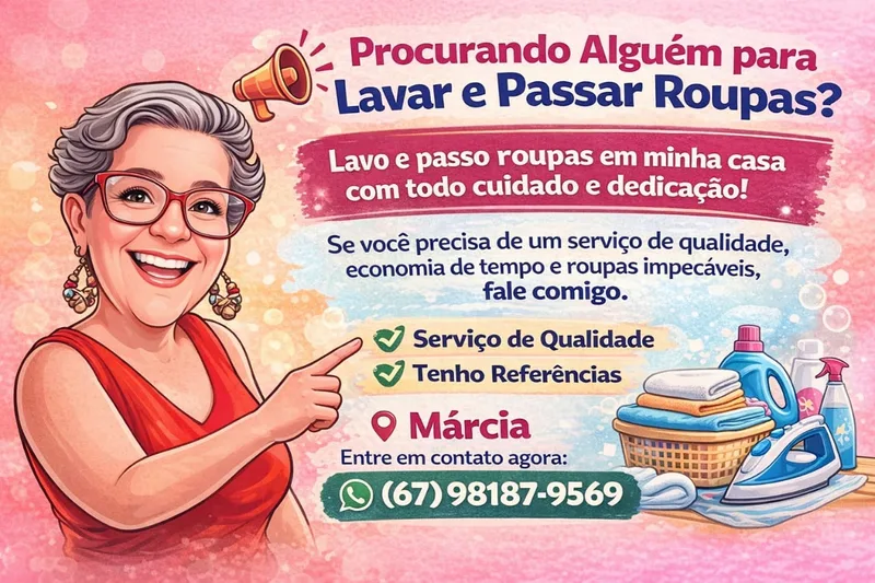 Lavanderia — Serviços Gerais em Terenos, MS