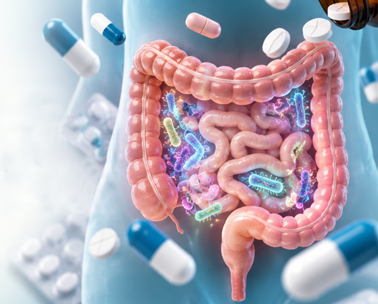 Fármacos y la huella que puede durar años en el intestino