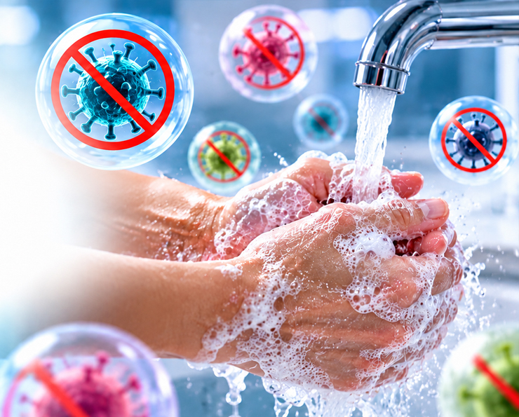 El lavado de manos constante es un aliado para prevenir infecciones respiratorias en la comunidad