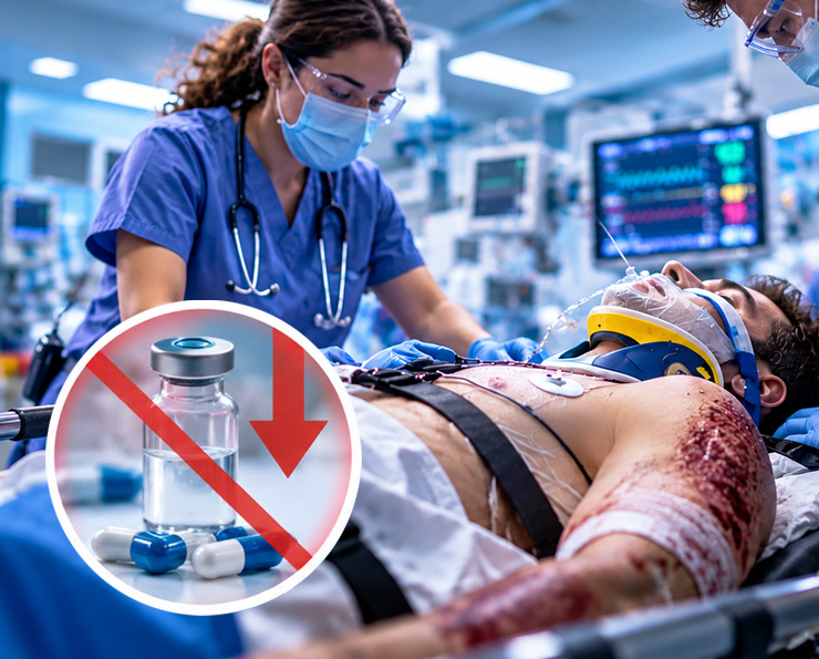 Los antibióticos de rutina no mejoran la recuperación de pacientes con politraumatismo