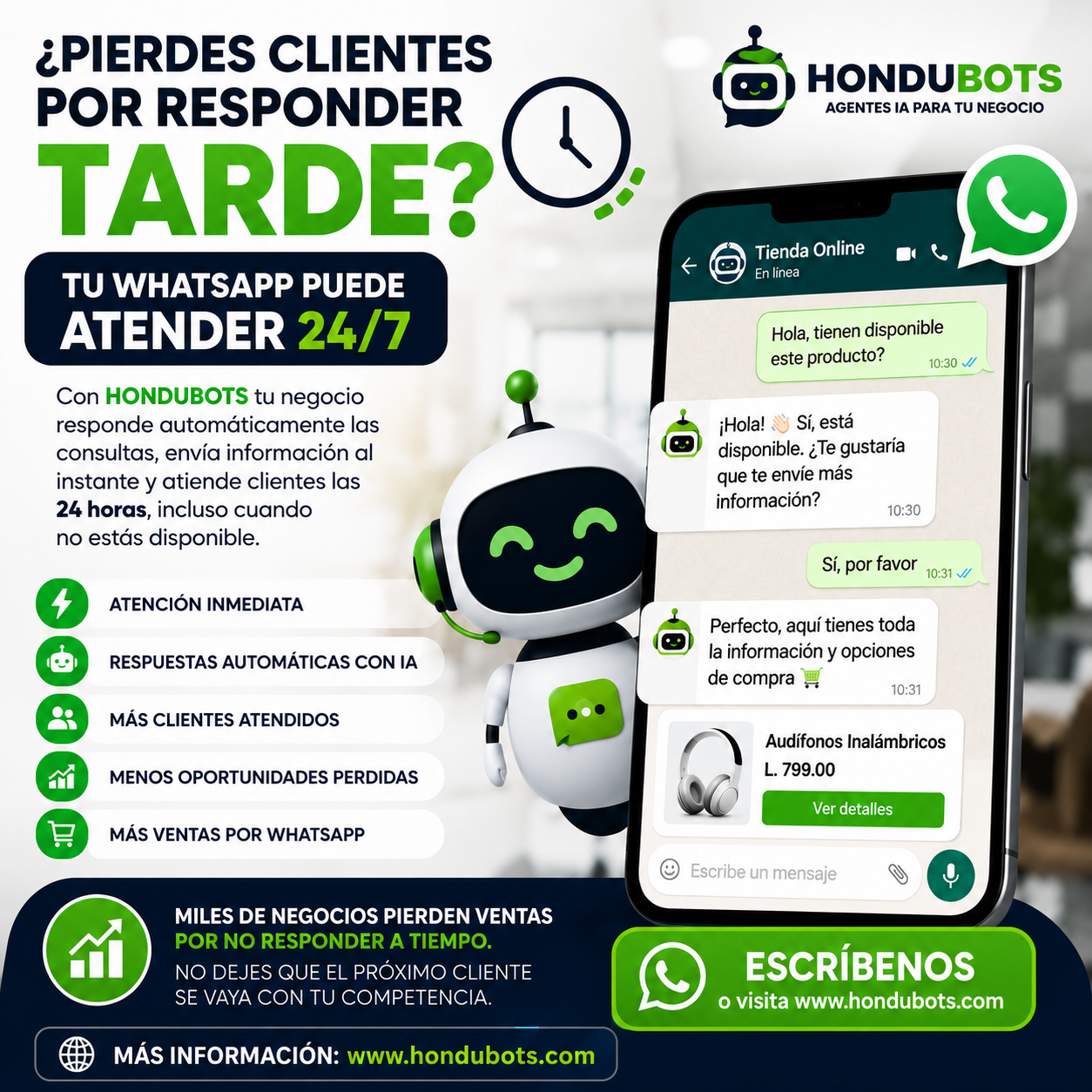 🔥 Automatiza tu WhatsApp y vende más