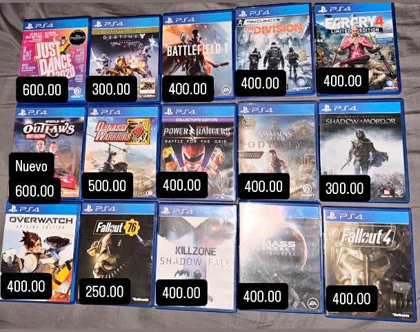 Juegos PS4