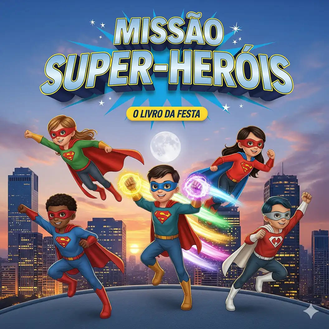 Decoração completa do tema Super-Heróis