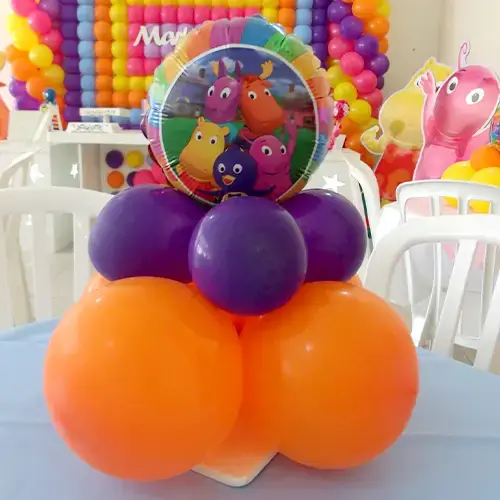 Foto da festa de Safari feita pela aluna Jessica