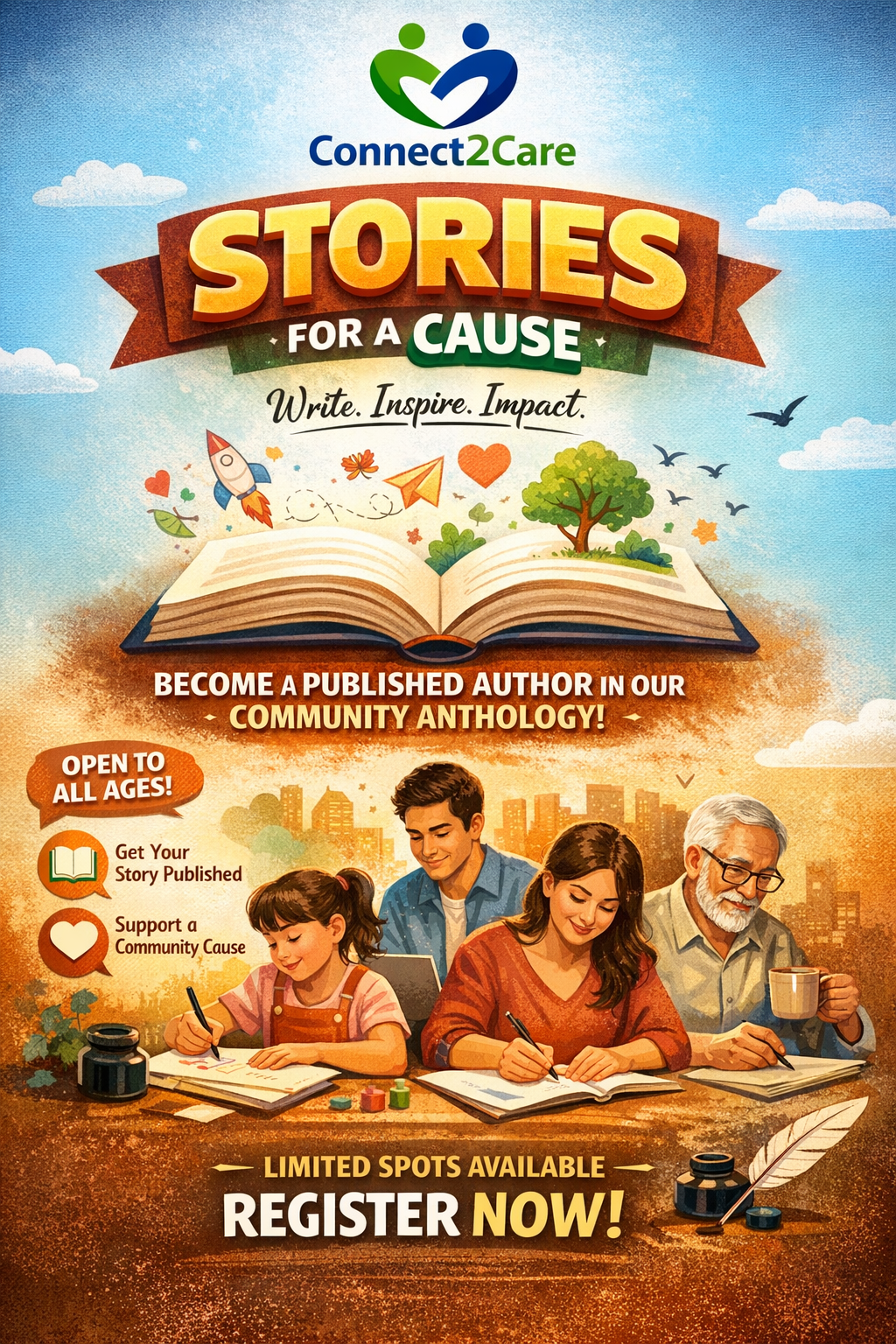 STORIES FOR A CAUSE Write Inspire Impact