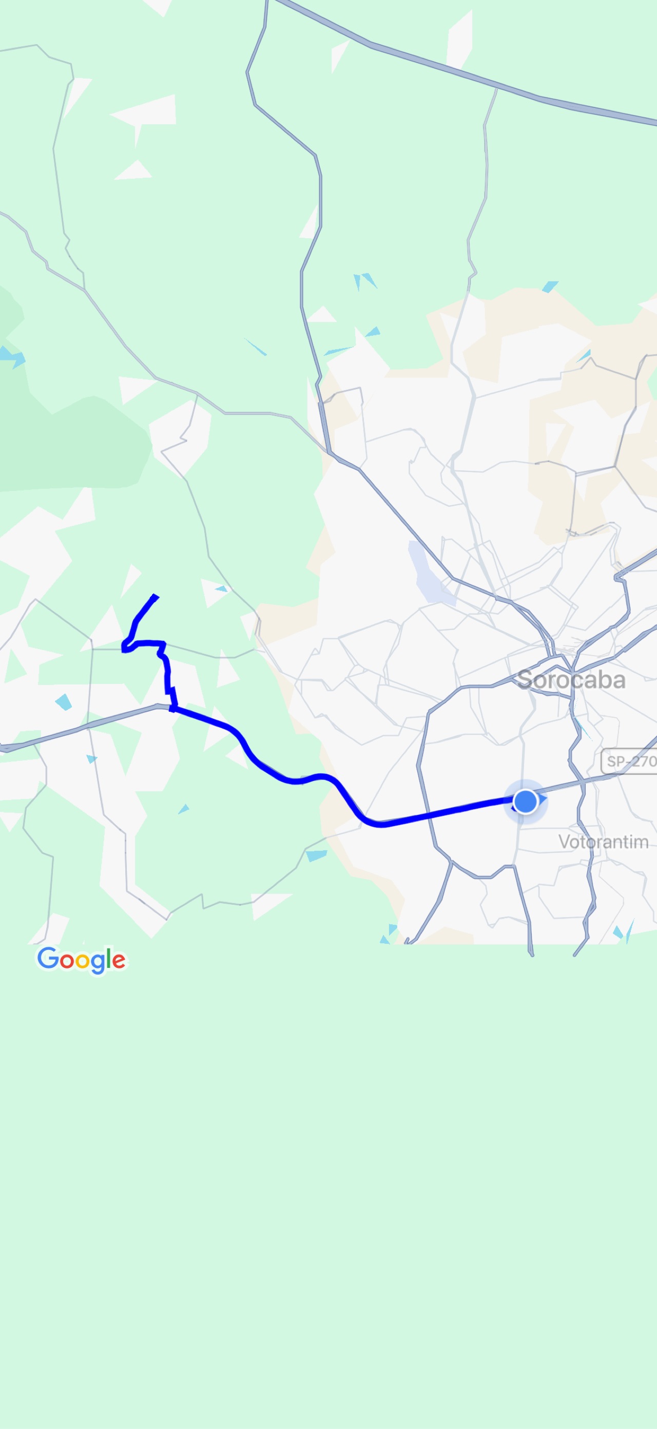 Mapa do replay da pescaria