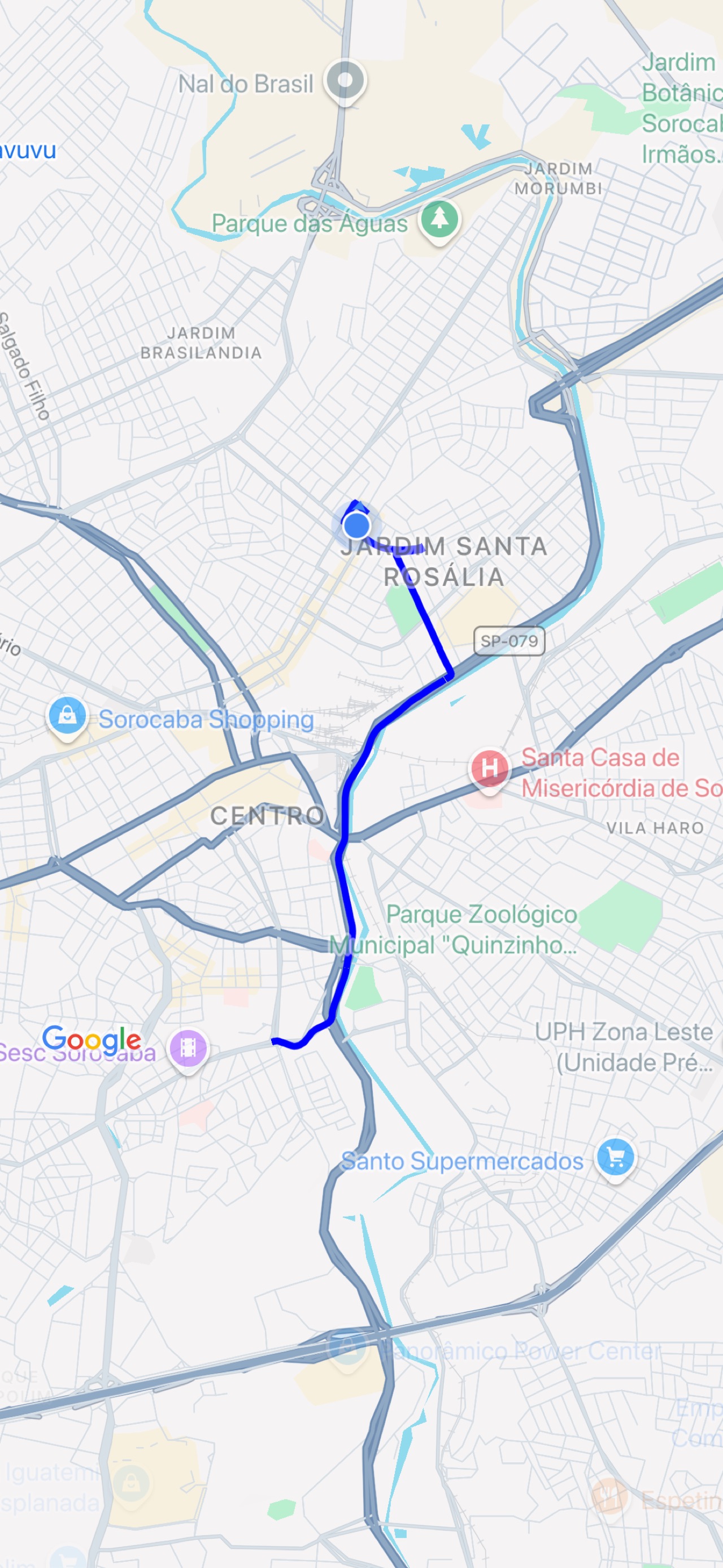Mapa da pescaria