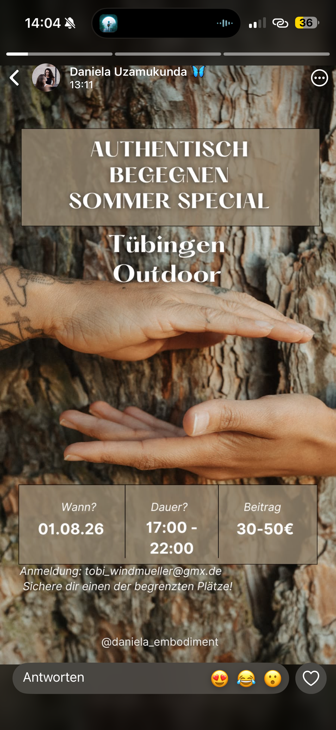 Authentisch begegnen Sommer-Special in der Natur