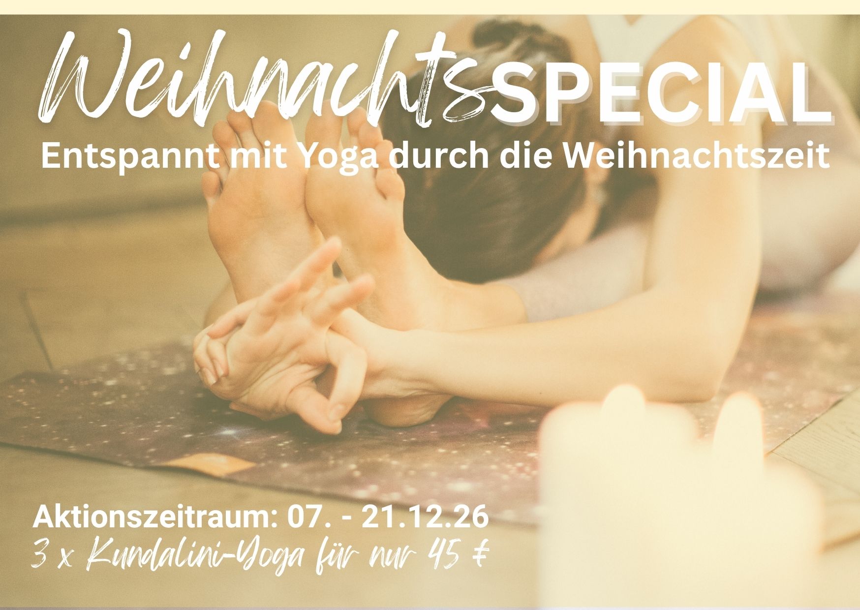 Entspannt mit Yoga durch die Weihnachtszeit - S-Hofen 18 Uhr