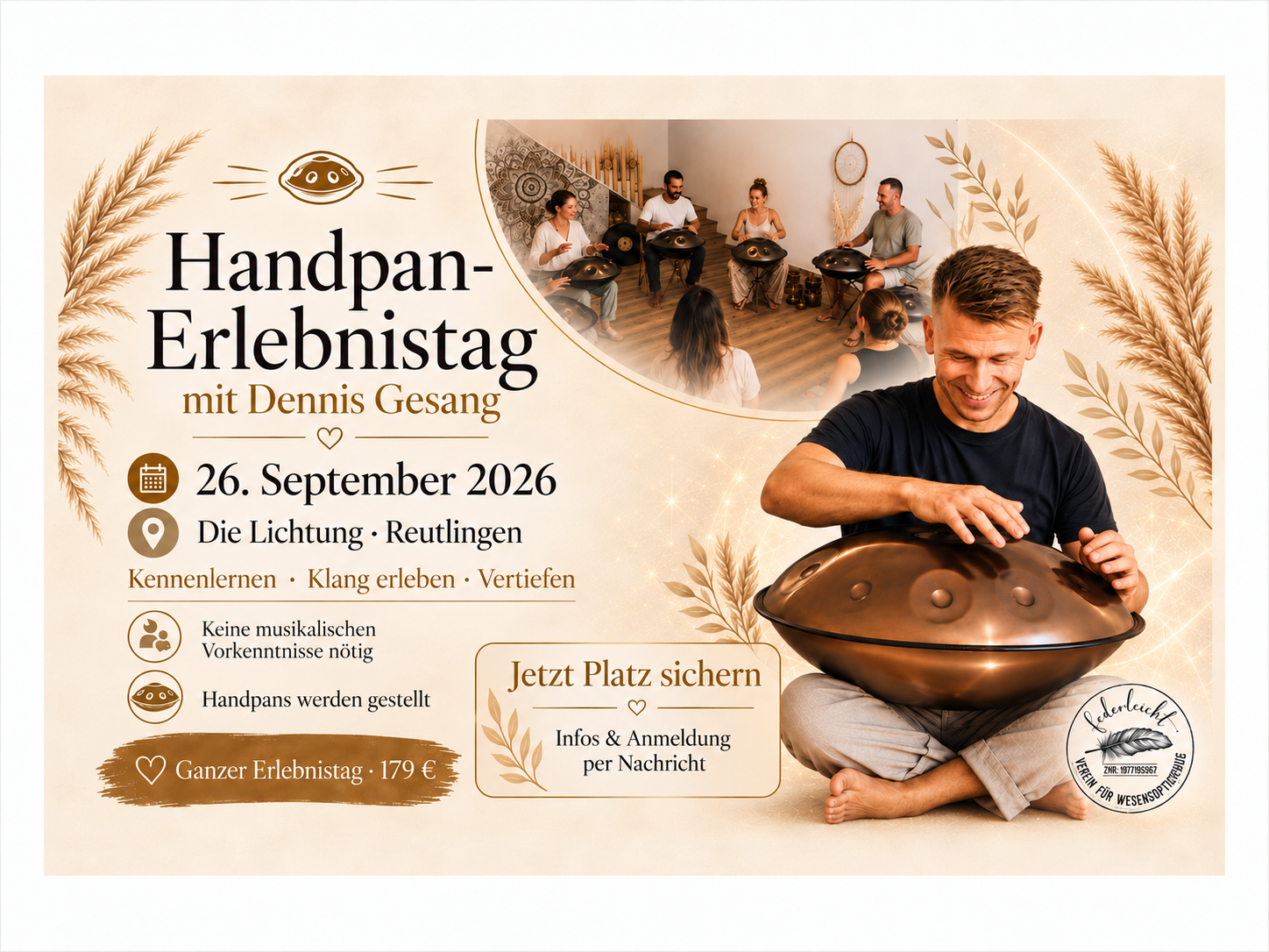 HANDPAN-ERLEBNISTAG mit Dennis Gesang