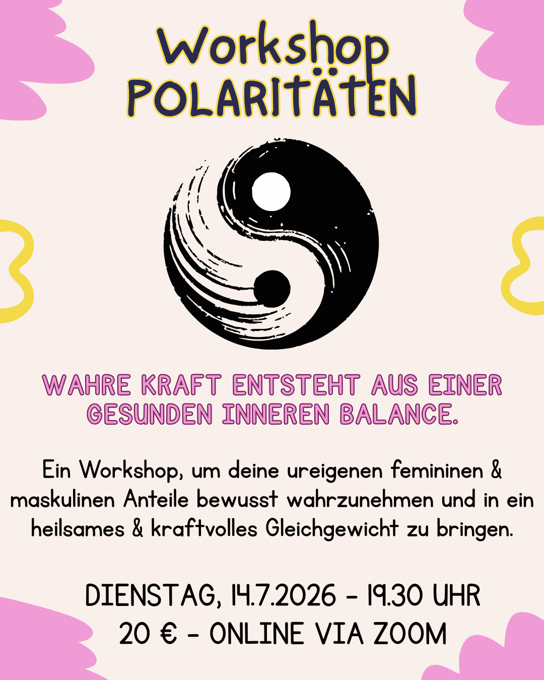 Online-Workshop POLARITÄTEN ☯️