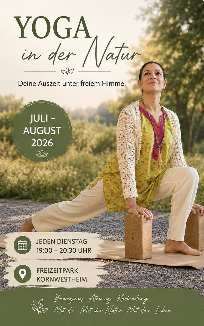 Yoga im Freien in Kornwestheim- Raus in die Natur August 2026 