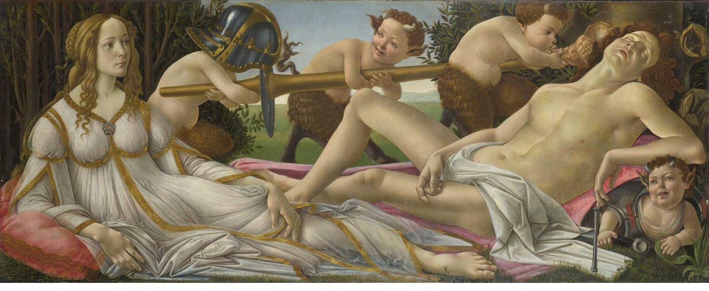 Sandro Botticelli: Venus und Mars, um 1485