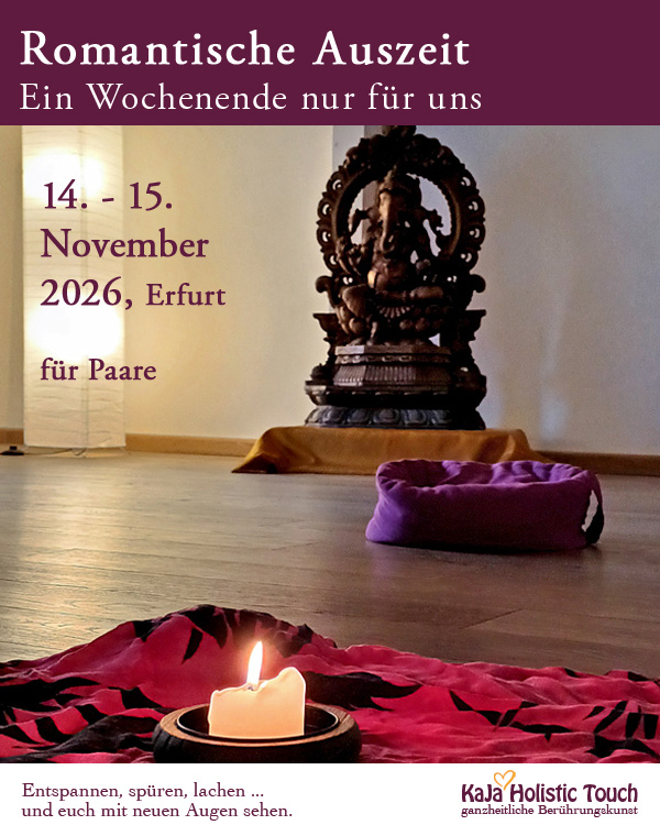 Romantisches Wochenende für Paare inkl. Massage mit Jana & Kai von KaJa Holistic Touch