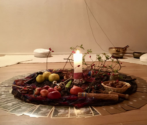 Jahreskreis Mitte, passend zu Samhain