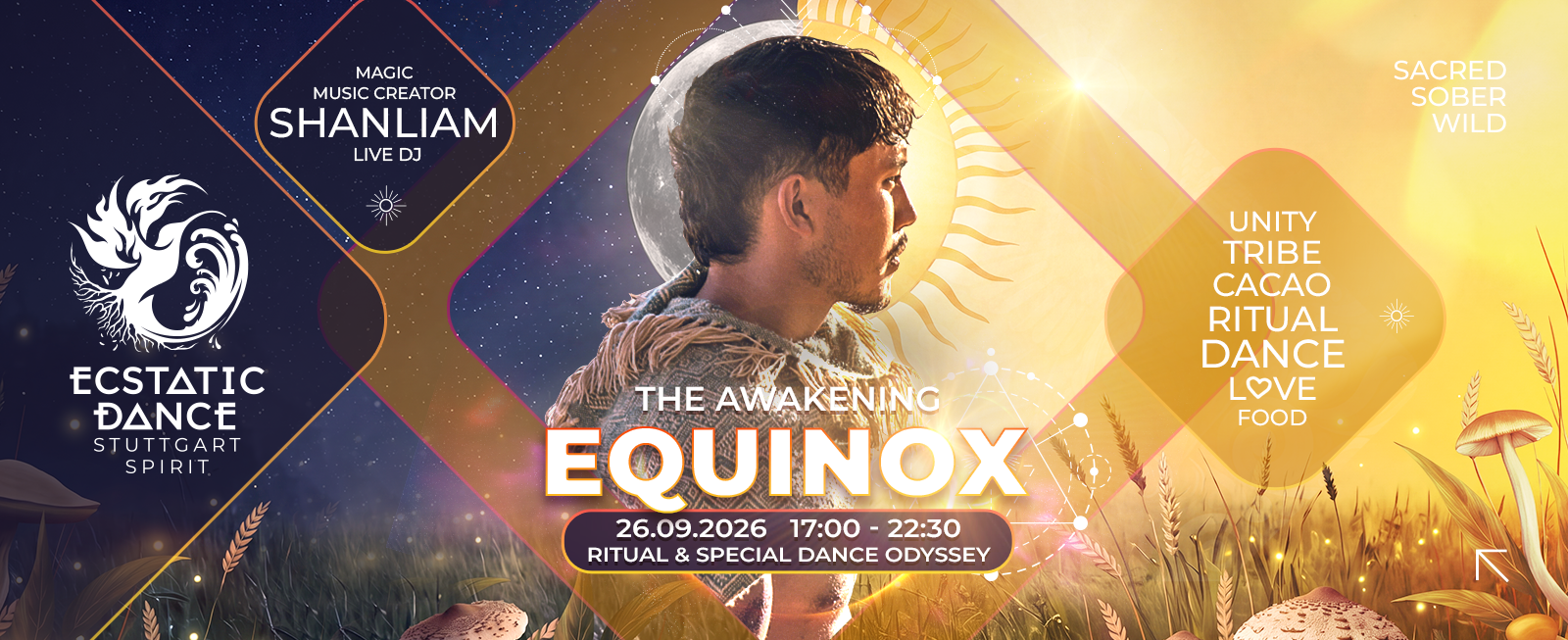 Ecstatic Dance Special Stuttgart - 26.09.2026 Sound Journey Live DJ w/ Shanliam