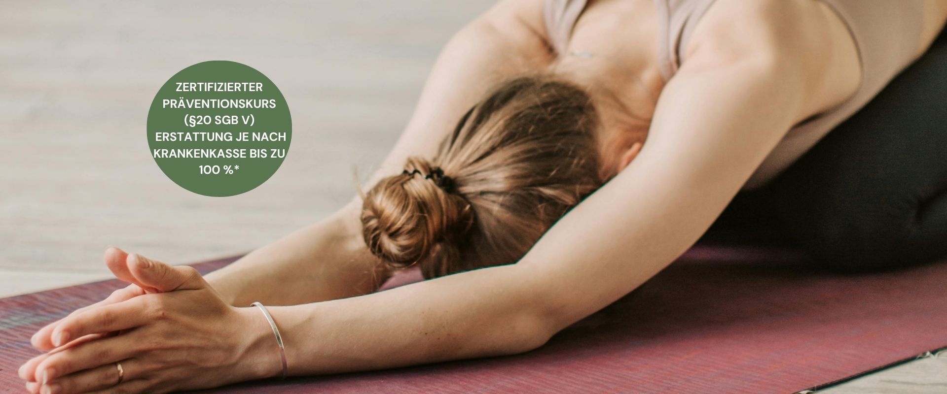 Stressbewältigung und Entspannung durch Yoga Krankenkassenzertifizierter Präventionskurs