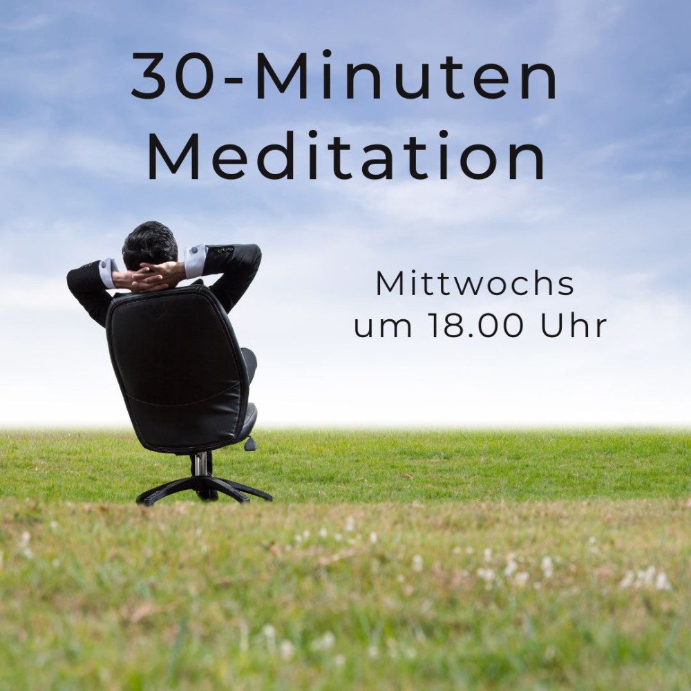 Feierabend Meditation - eine kurze Pause zum Verschnaufen und Runterkommen