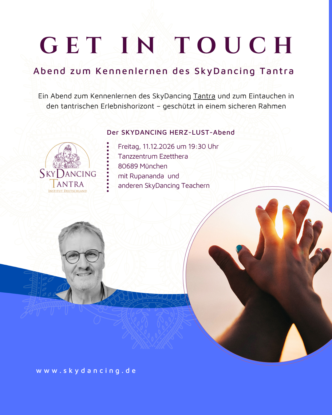 Get in Touch — SkyDancing Tantra Abend in München