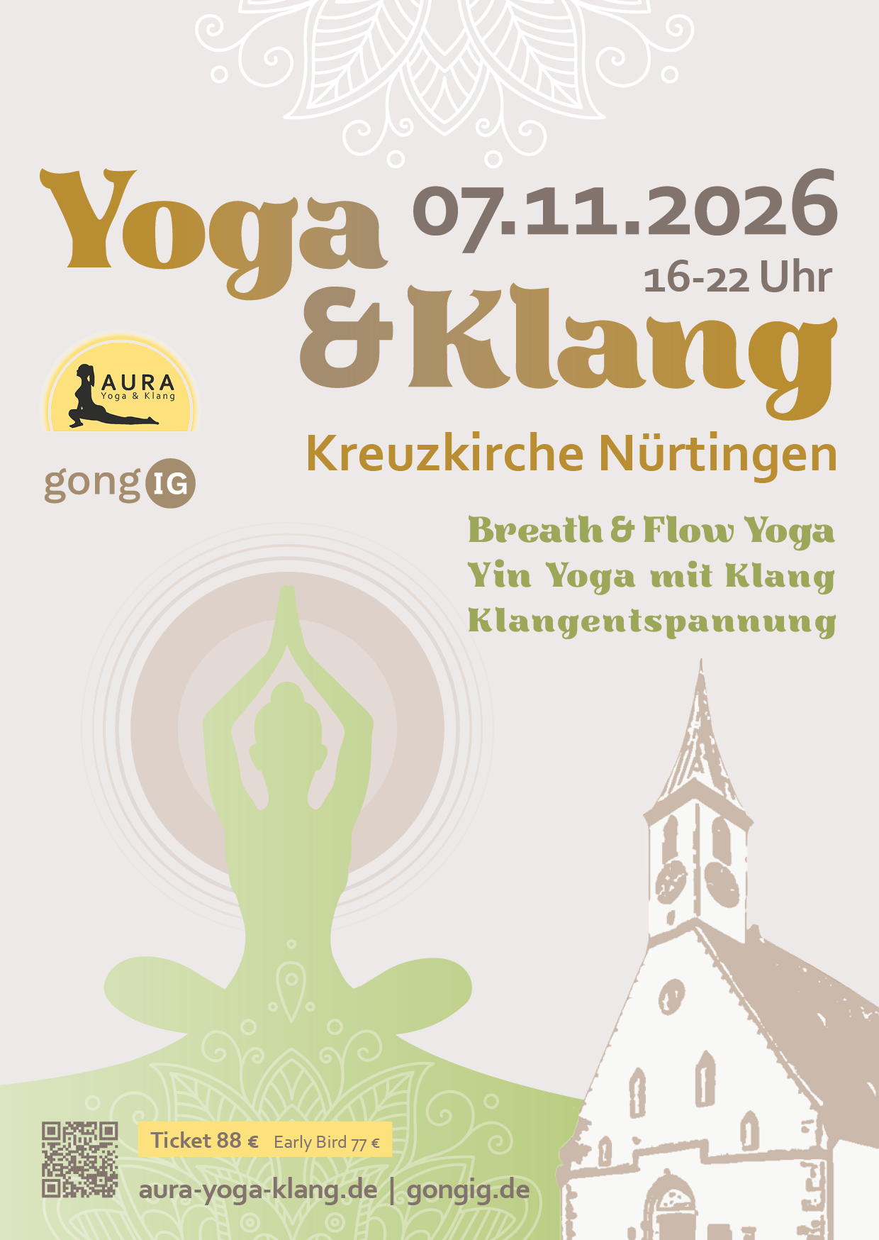 Yoga & Klang in der Kreuzkirche