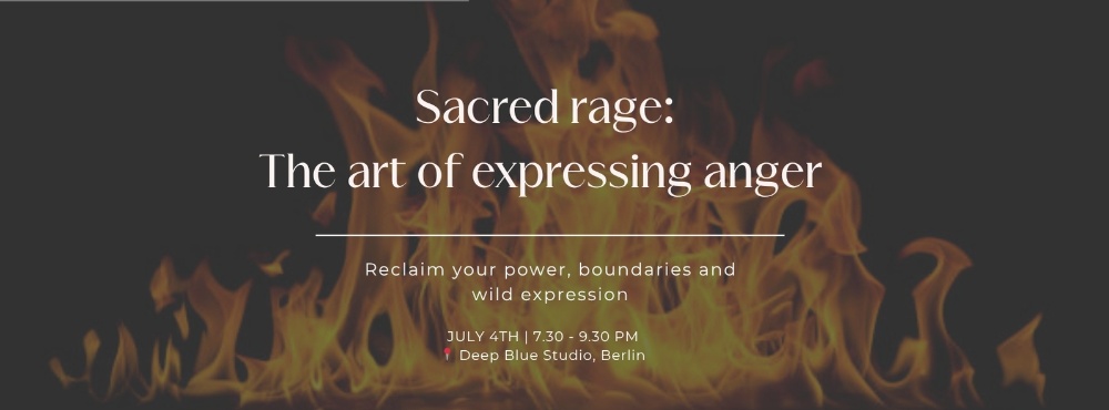 Event image for SACRED RAGE WORKSHOP