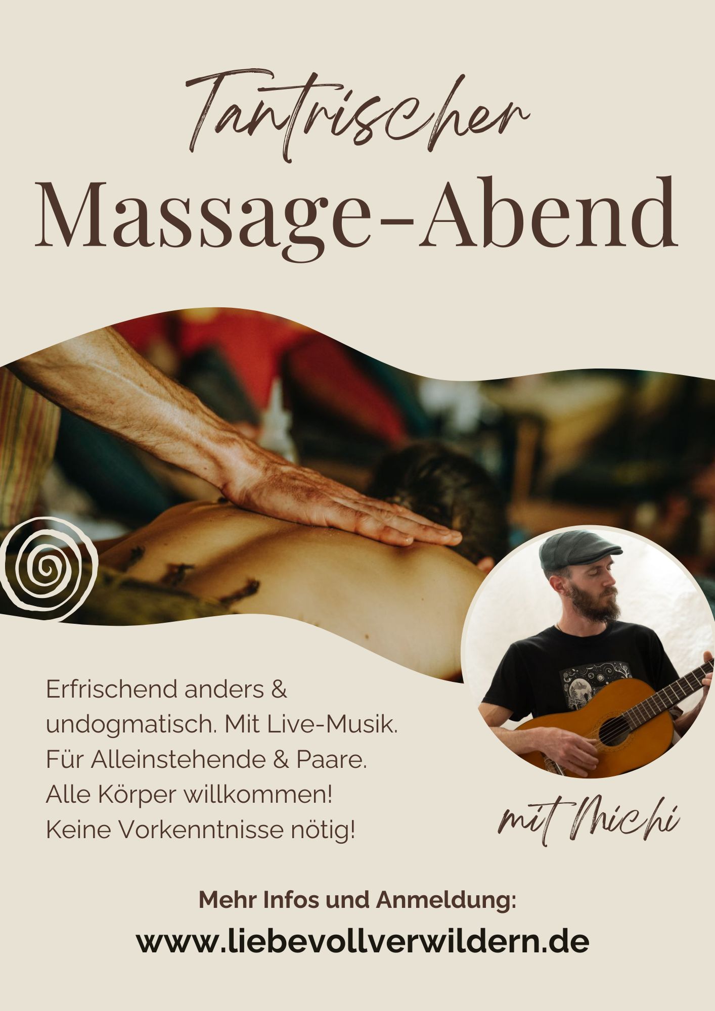 TANTRISCHER MASSAGE-ABEND mit Live-Musik