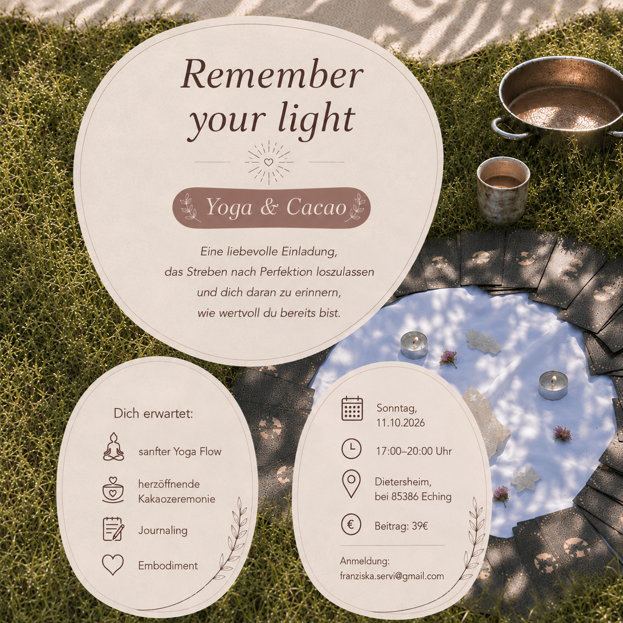 „Remember your light“ Yoga & Cacao