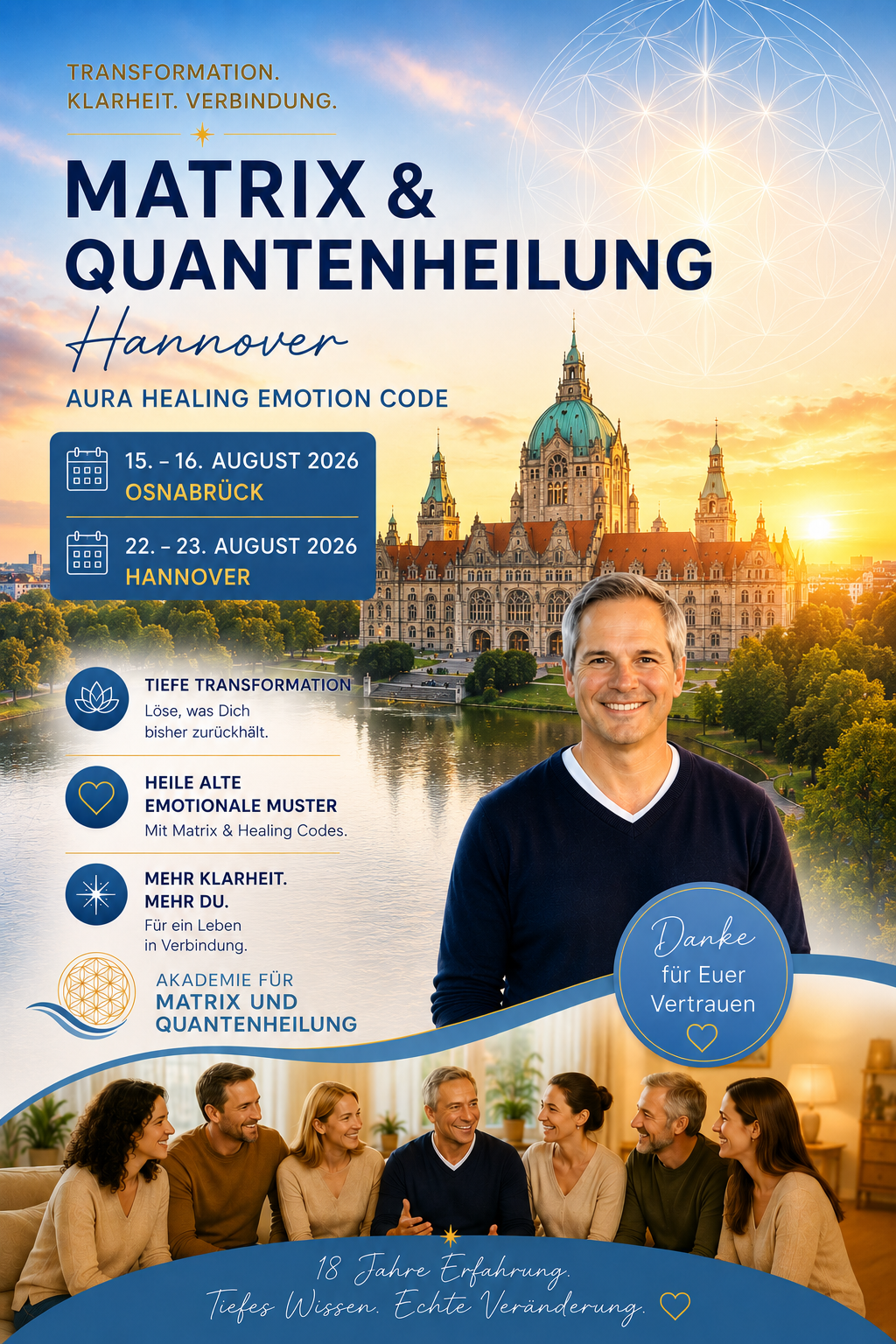 Hannover Quantenheilung & Matrix Energetics  Celle, Braunschweig, Wolfsburg 