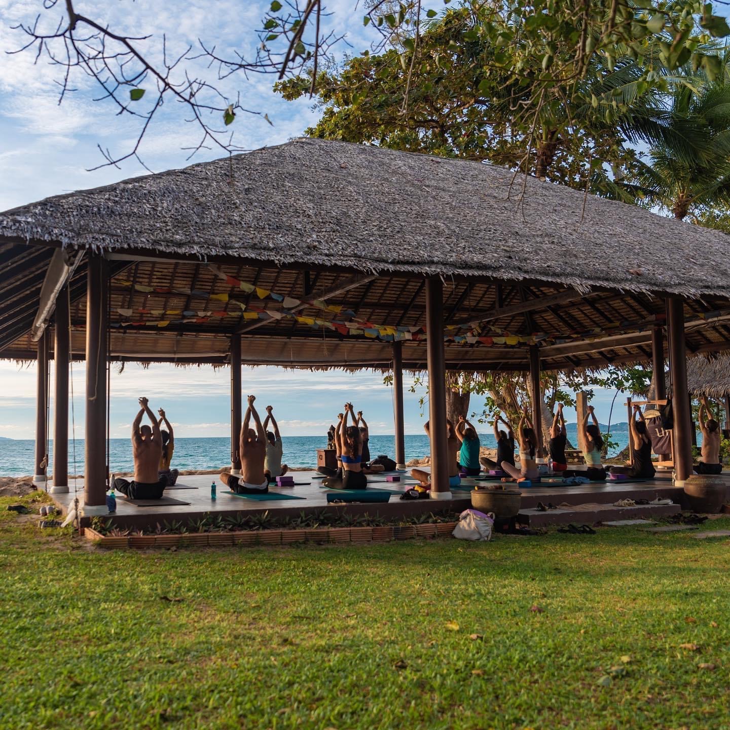Meditation at Sea Shala