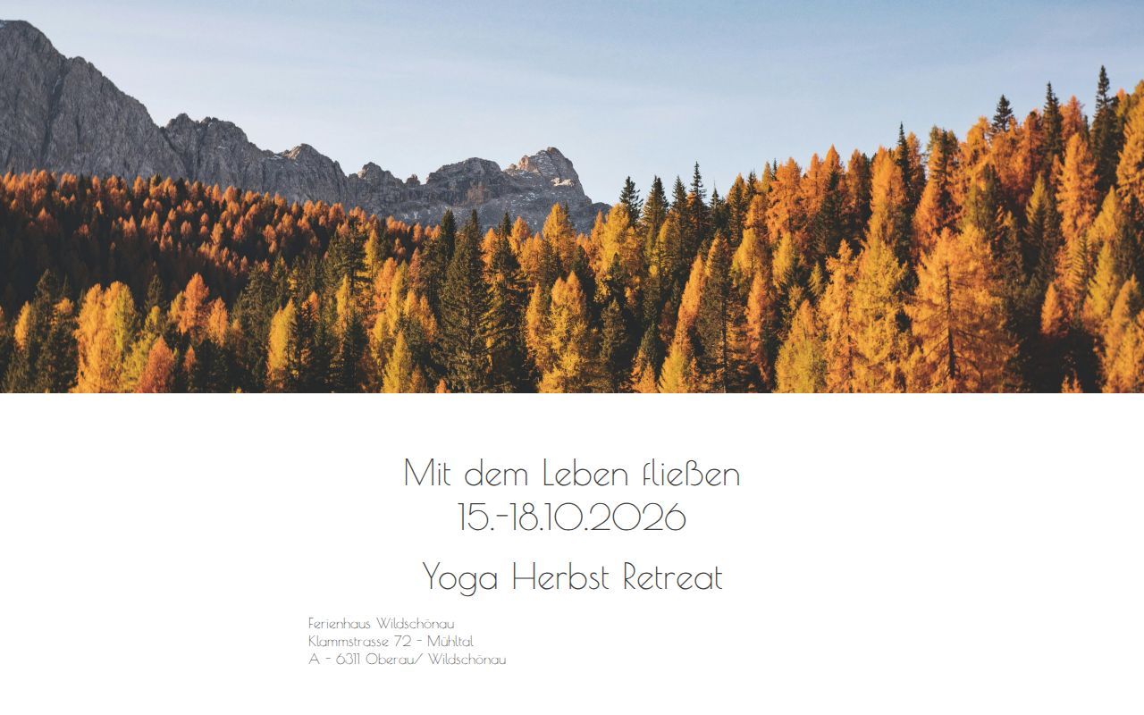 Yoga Autumn Retreat