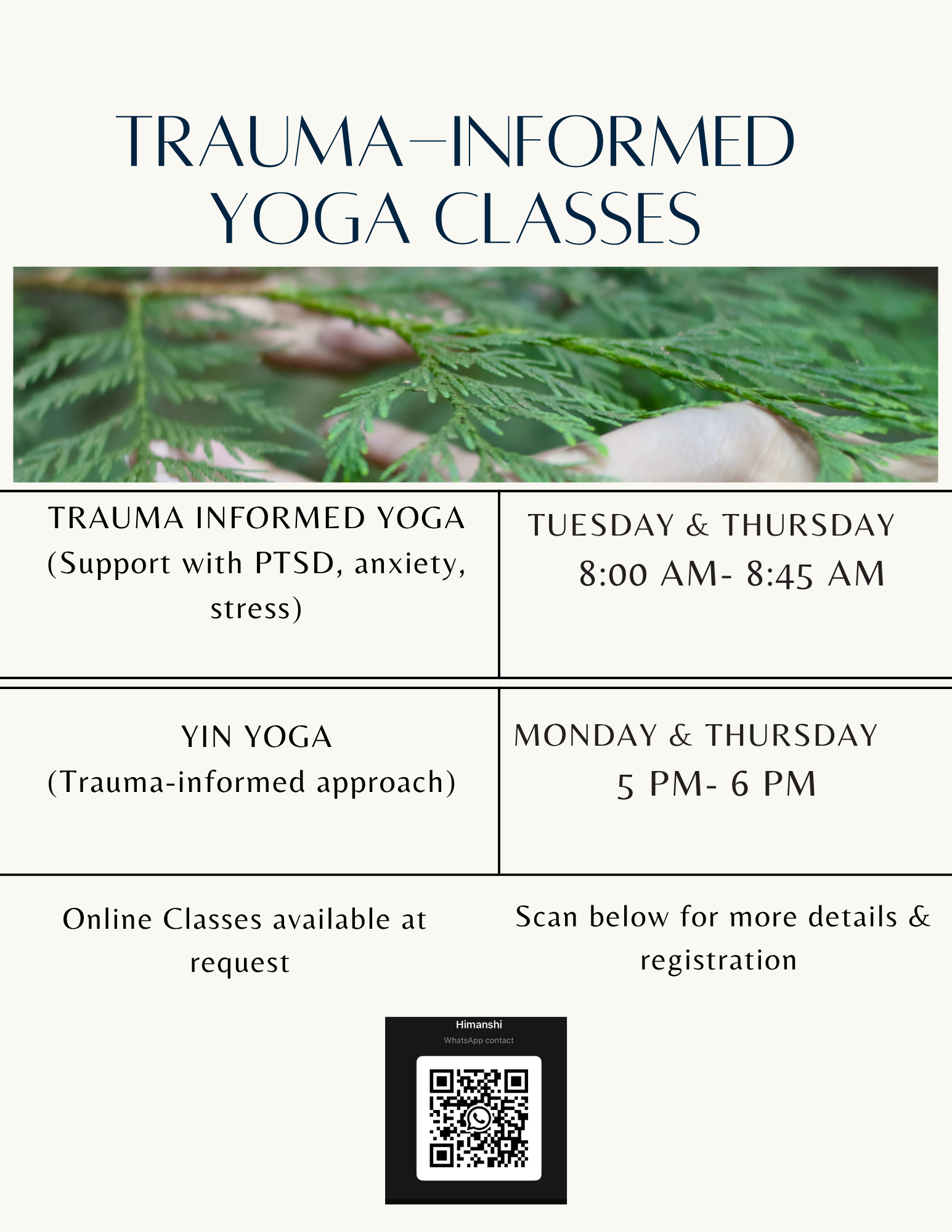 Online Trauma-Informed Yoga Classes, photo 2