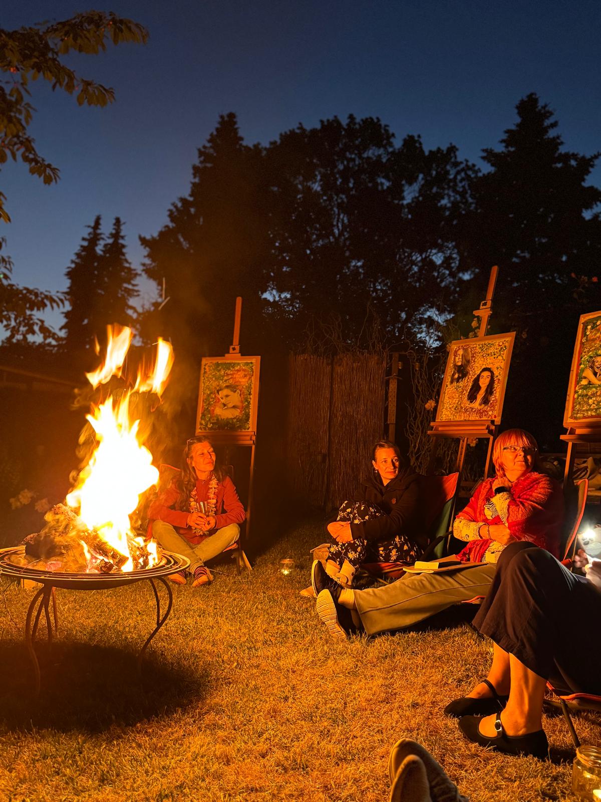 Lagerfeuer im Waltal 
