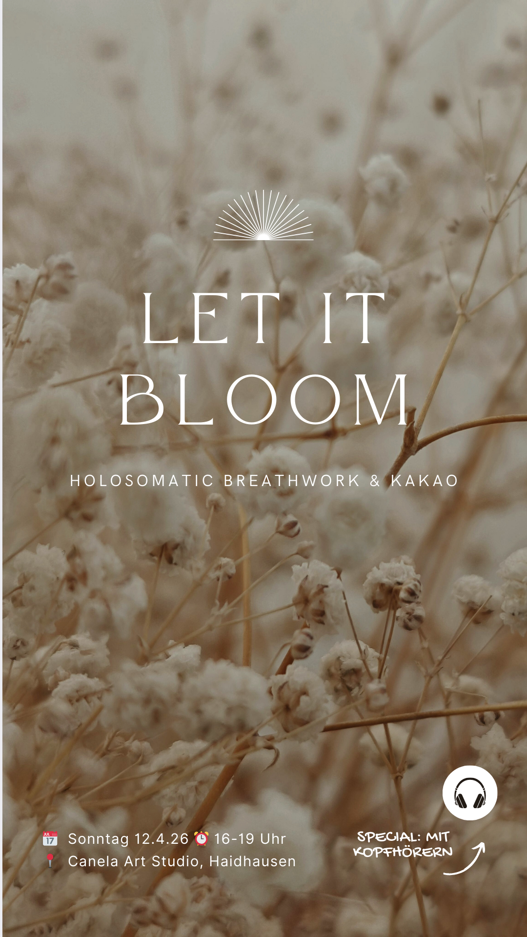 München Breathwork & Kakao 🎧 🌺 Let It Bloom (Holosomatic Breathwork & Kakaozeremonie), Foto 1