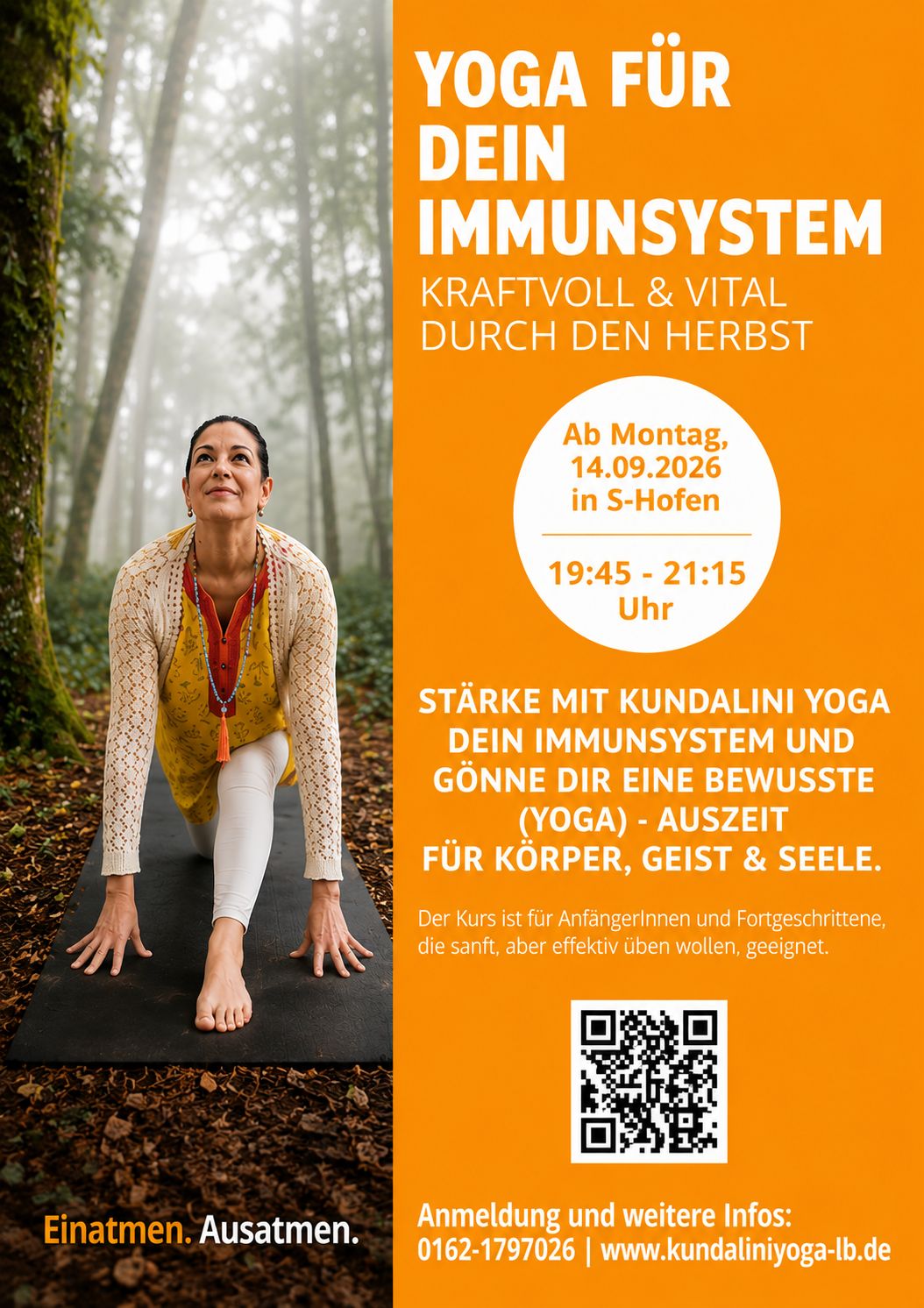 Dein Immunsystem mit Yoga im Herbst stärken - S-Hofen 19:45 Uhr, photo 1